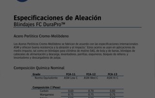Especificaciones DuraPro